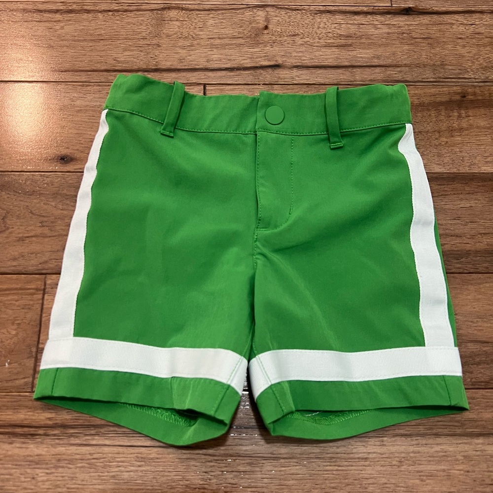 Janie & Jack boys green shorts 2T